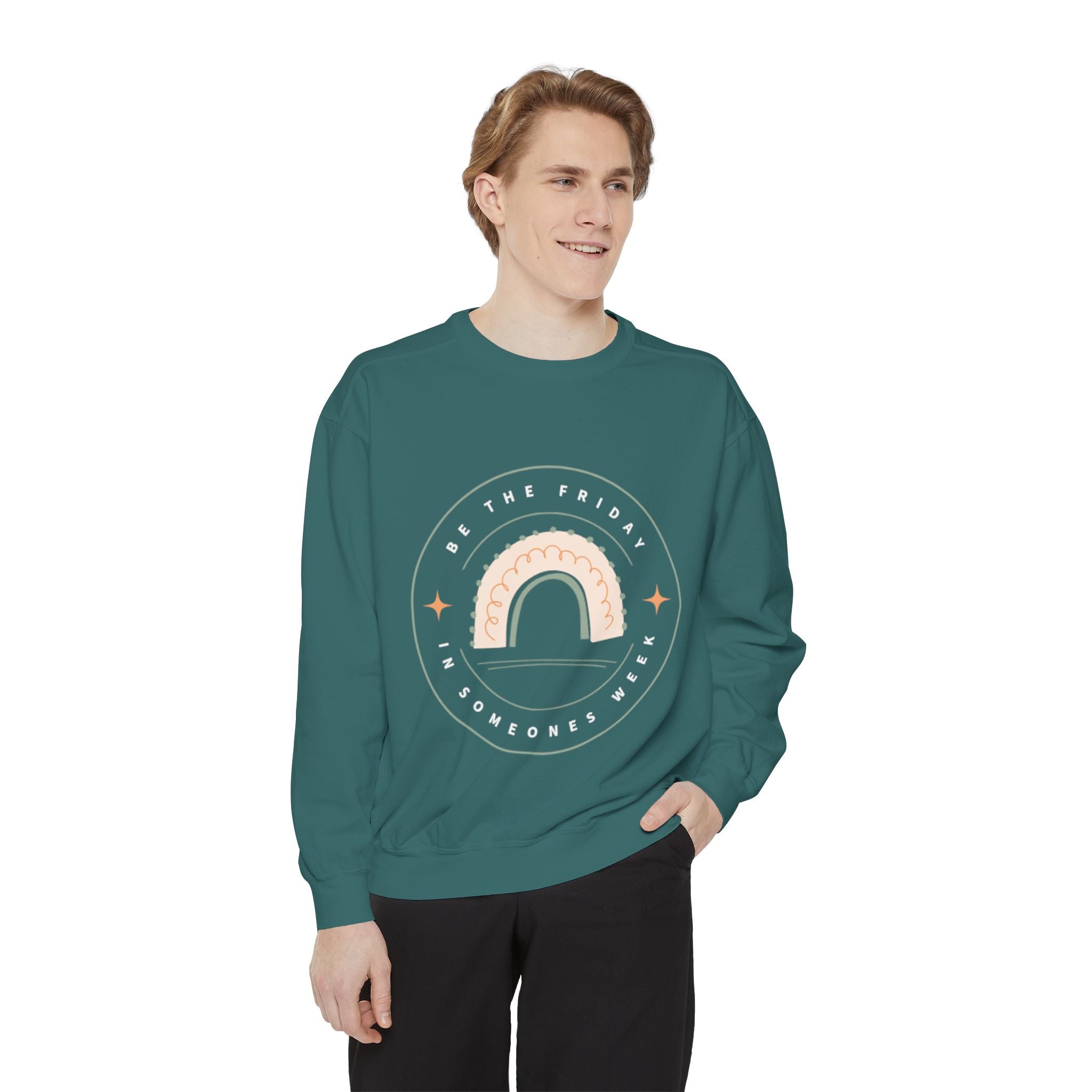 Be the Friday Unisex Garment-Dyed Sweatshirt