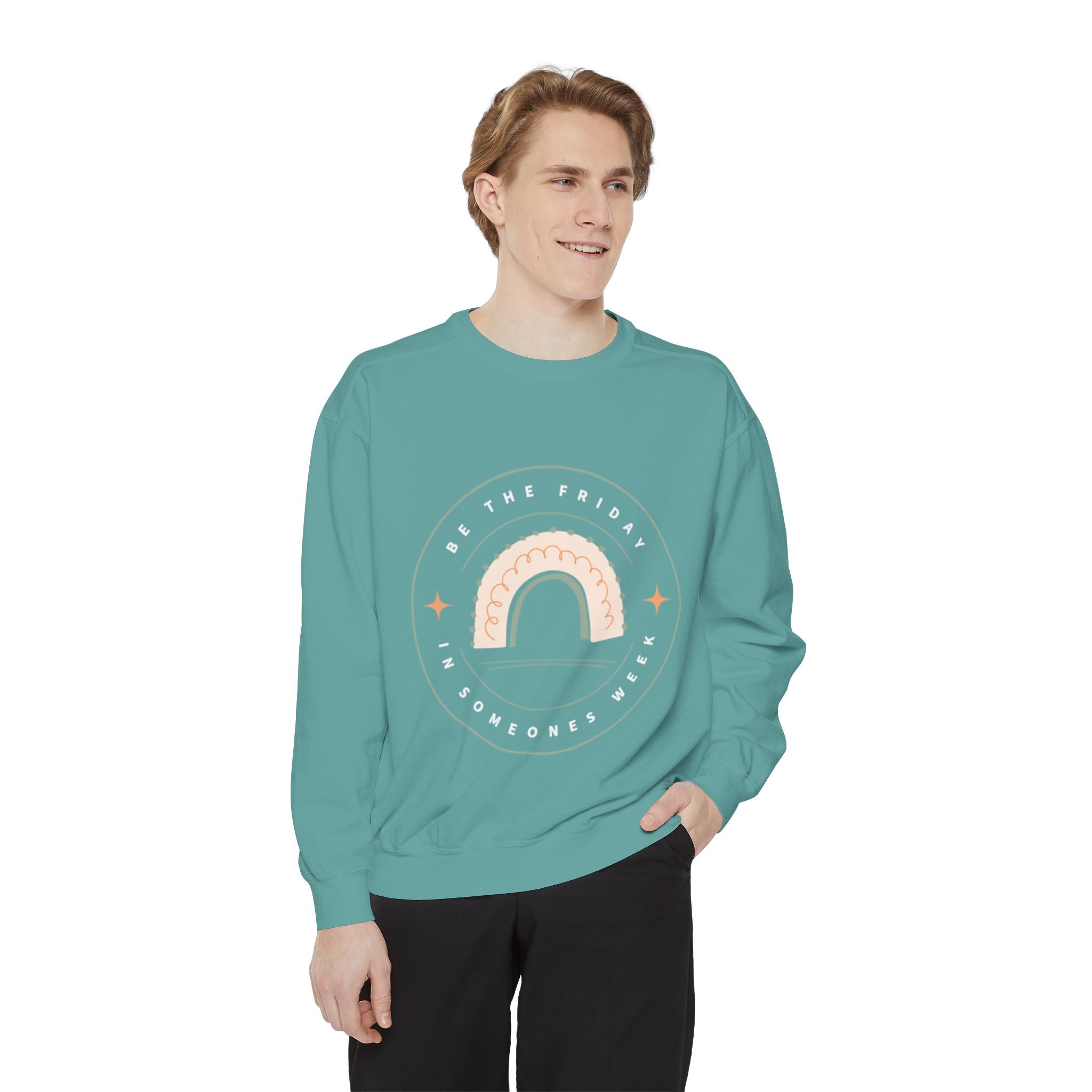 Be the Friday Unisex Garment-Dyed Sweatshirt